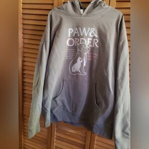 Gray Paw & Order Women's Hoodie